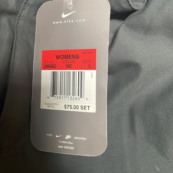 NWT Nike athletic pants gray large - Picture 4 of 4